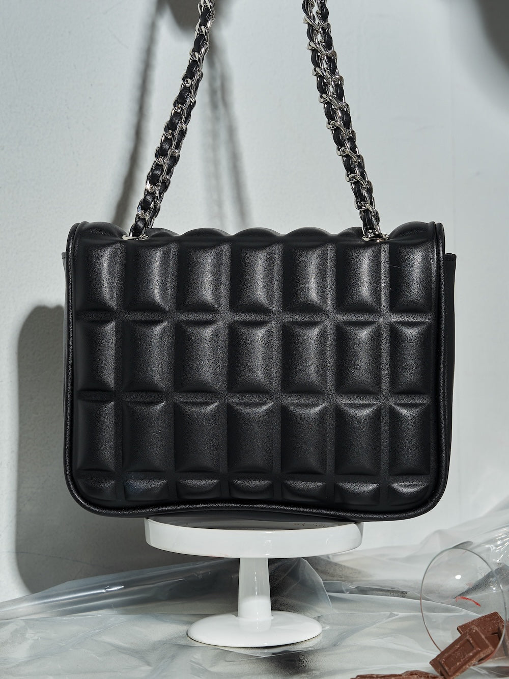 ブロックレザーショルダーバッグ – Darich (ダーリッチ)