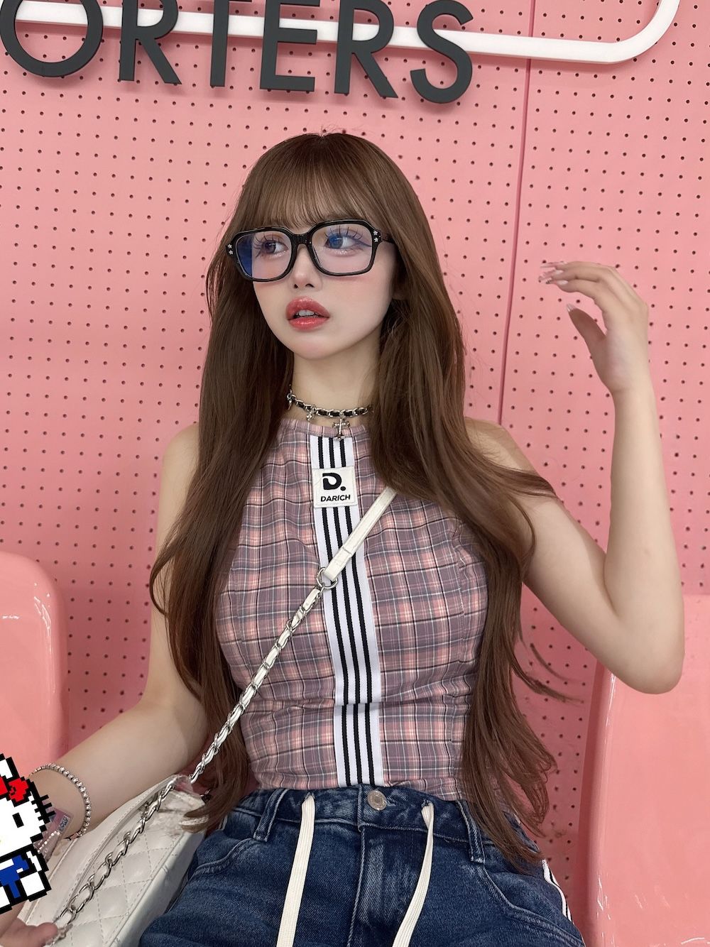 リメイクライクチェックアメスリトップス – Darich (ダーリッチ)