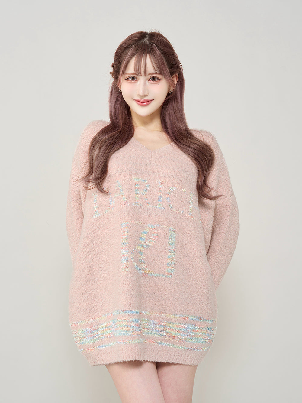 ギンガムチェックニットミニワンピース – Darich (ダーリッチ)