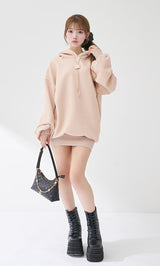 カラーラメスウェットミニワンピース – Darich (ダーリッチ)