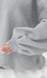 カラーラメスウェットオーバートップス – Darich (ダーリッチ)