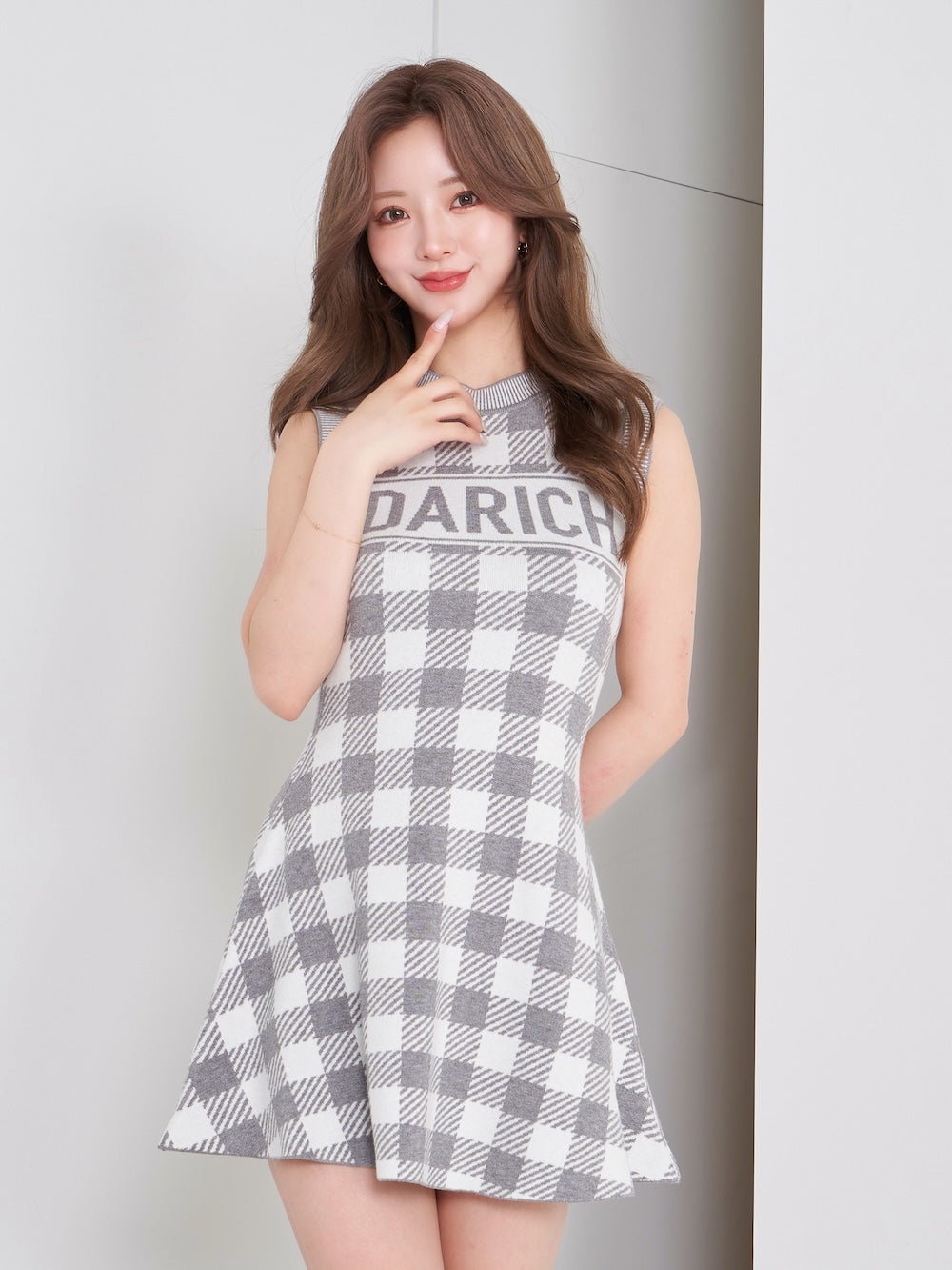 ギンガムチェックフレアミニワンピース – Darich (ダーリッチ)