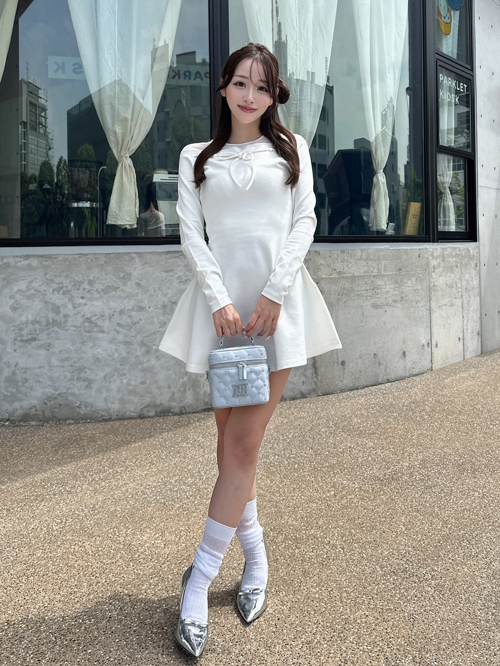 デコルテシアーカットミニワンピース – Darich (ダーリッチ)