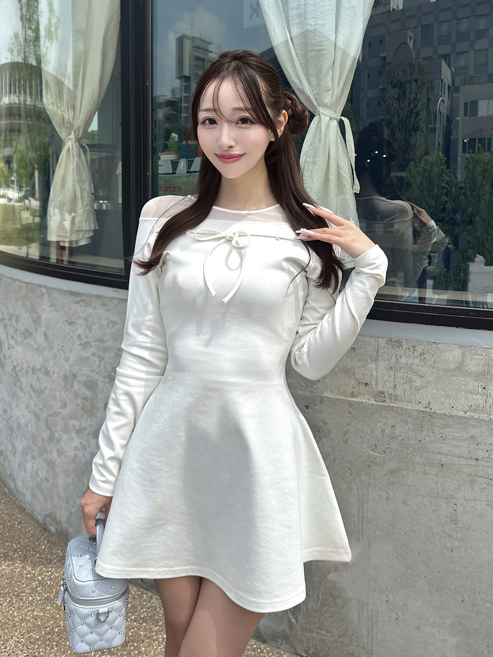 デコルテシアーカットミニワンピース – Darich (ダーリッチ)