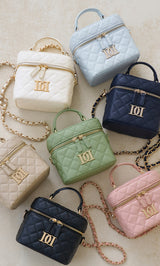 ゴールドパーツ】キルティングスクエアミニバッグ – Darich (ダーリッチ)