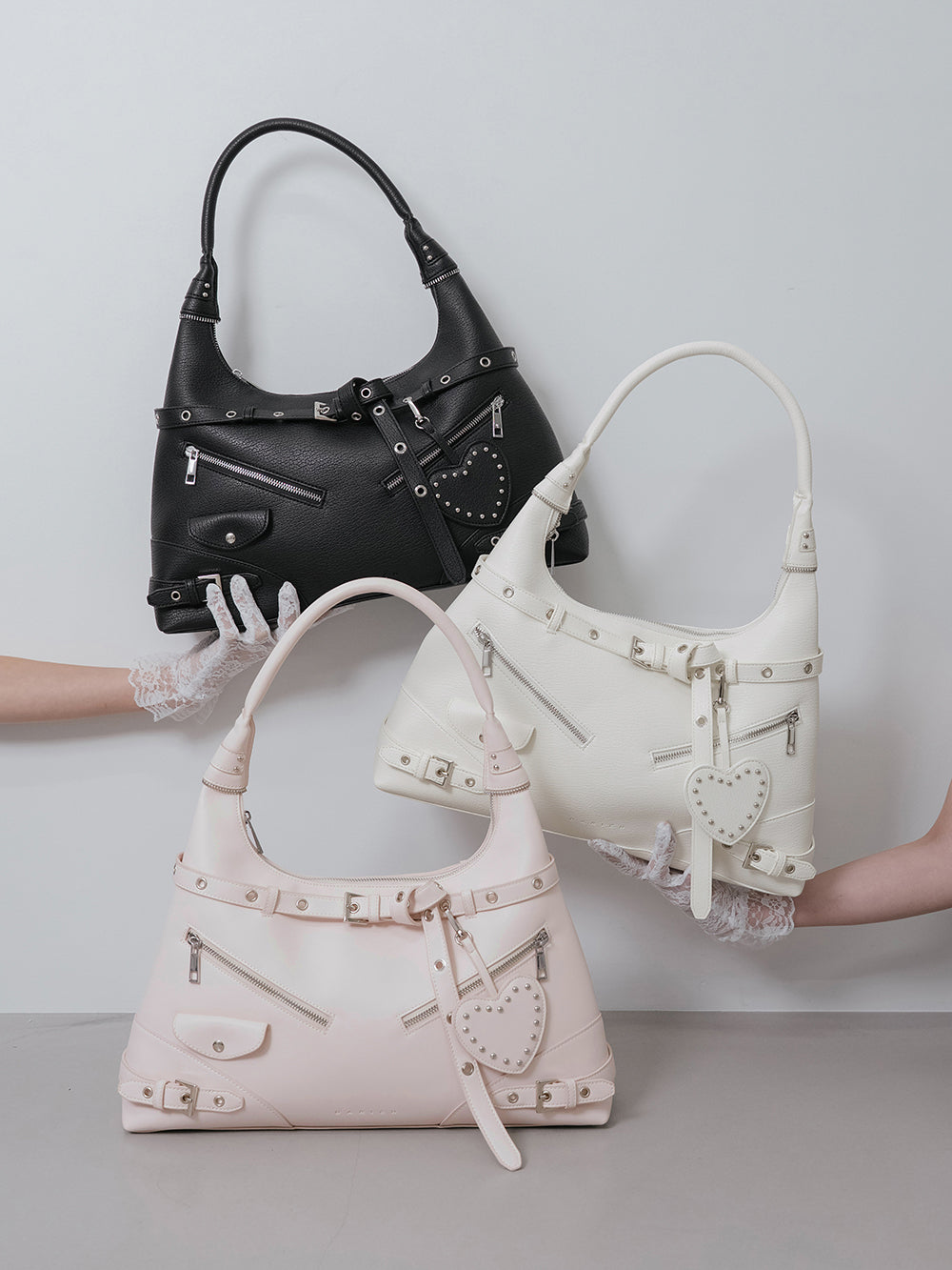 スタッズレザーベルトデザインマキシバッグ – Darich (ダーリッチ)