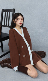 パイピングオーバーニットカーディガン – Darich (ダーリッチ)