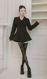 パネルデザインシルエットぺプラムジャケット – Darich (ダーリッチ)