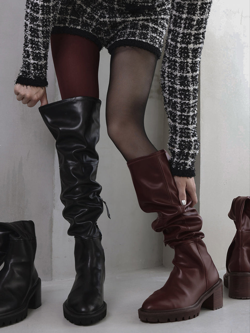 ソフトレザーニーハイブーツ – Darich (ダーリッチ)
