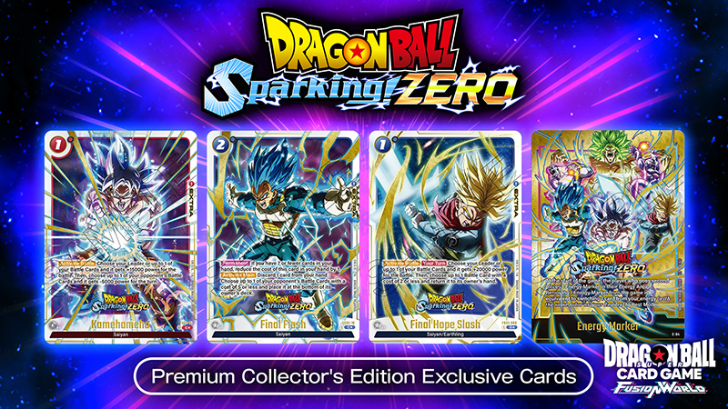 Exclusive cards included in Dragon Ball Sparking! Zero Premium