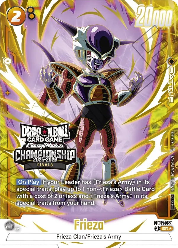 Championship 2025-2026 Finals | Dragon Ball Super Card Game Fusion