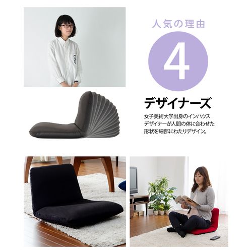 腰楽座椅子 和楽チェア 日本製 A455a-589RE セルタン 座椅子 Sサイズ