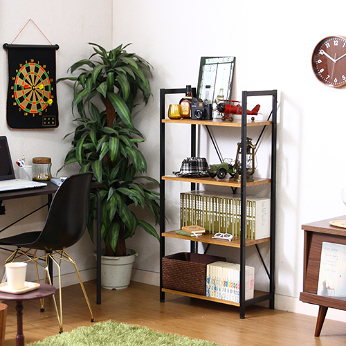 ブックシェルフ SMART 34006 不二貿易 多目的木製棚 | ホームセンター