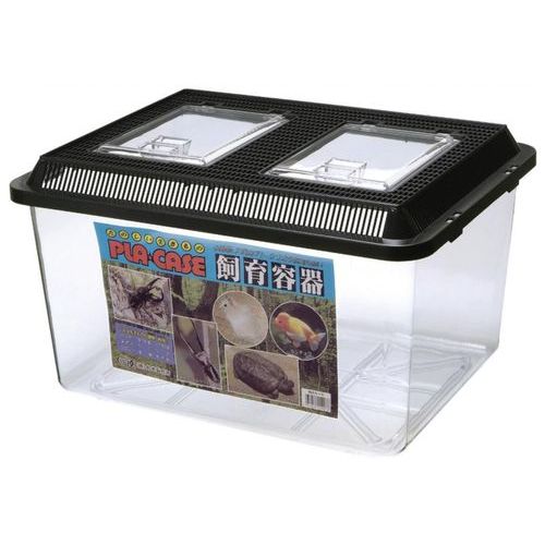 プラケース (株)ミタニ 虫かご・飼育ケース スリットフタ LL