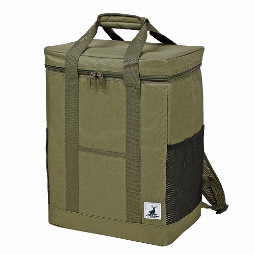 リュック型クーラーバッグ(オリーブ) UE-0620 CAPTAIN STAG ソフト