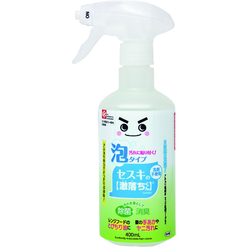 激落ちくんセスキ密着泡スプレー400ml S00688 レック ワックス・洗剤