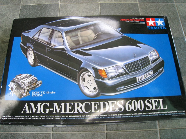 AMGメルセデス600SEL-W140のタミヤ製プラモデルが出てきた