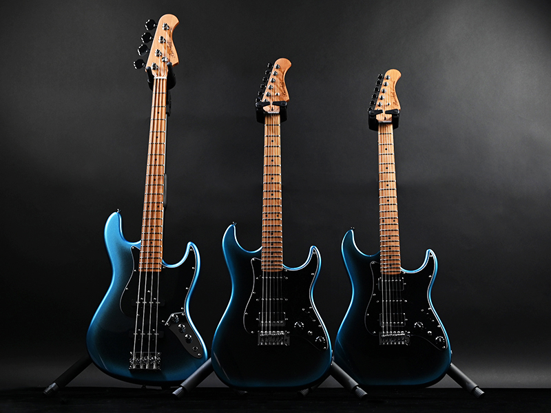 The latest model with stainless steel frets is now available in