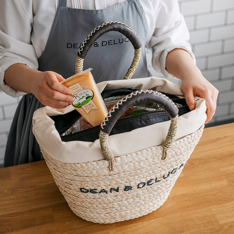 終売＞DEAN＆DELUCA×BEAMS COUTURE 保冷カゴバッグ 小 | DEAN & DELUCA