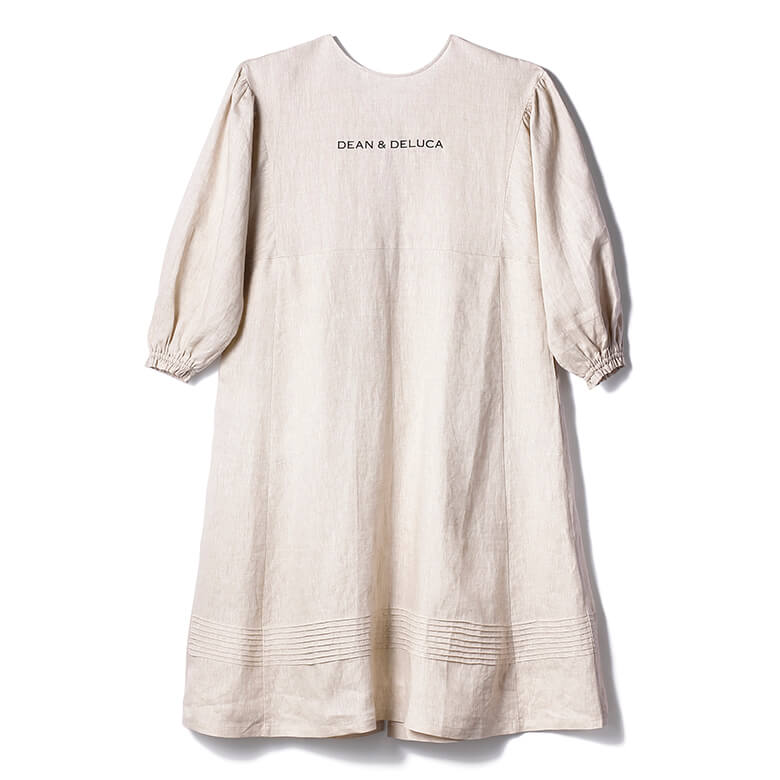 DEAN＆DELUCA×BEAMS COUTURE 割烹着ドレス ベージュ | DEAN & DELUCA