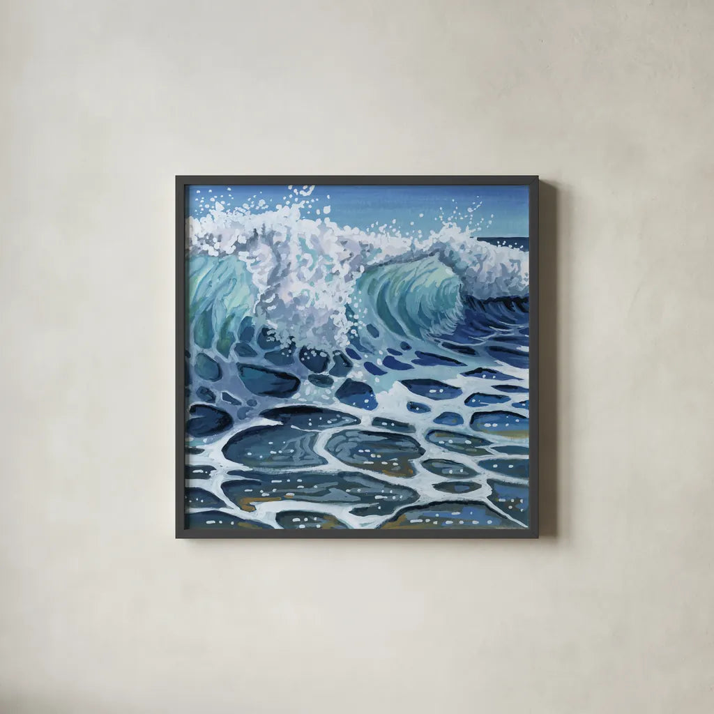 Crashing Waves on Beach – Decorus Art