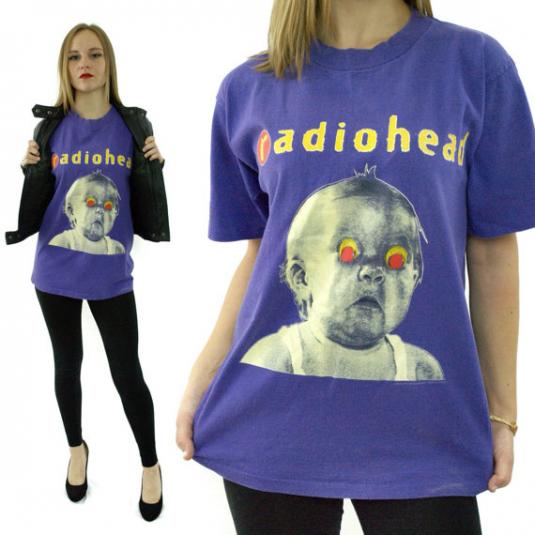 Vintage 90s RADIOHEAD Pablo Honey Tour T Shirt Sz L | Defunkd