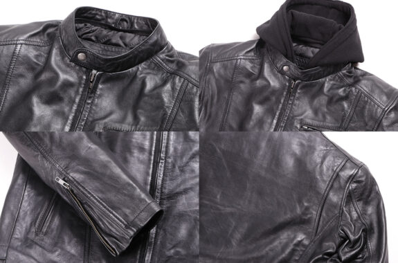 24WJ-5 レザーフーディージャケット | DEGNER