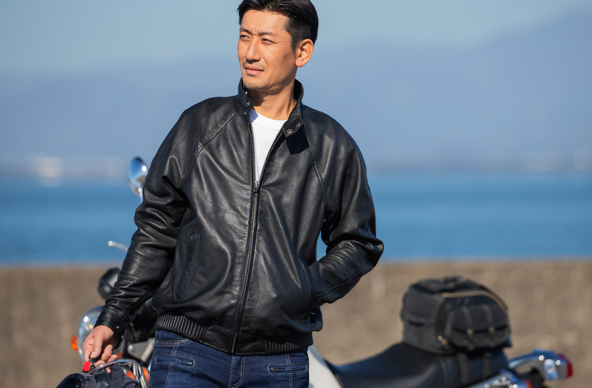 24SJ-5 メッシュレザージャケット | DEGNER