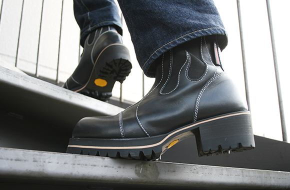 BOM-1A サイドゴアレザーブーツ | DEGNER