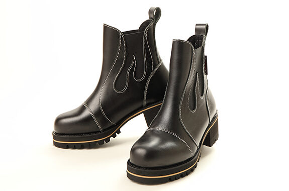 BOM-1A サイドゴアレザーブーツ | DEGNER