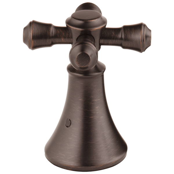 Metal Cross Handle Set - Roman Tub in Venetian Bronze H695RB