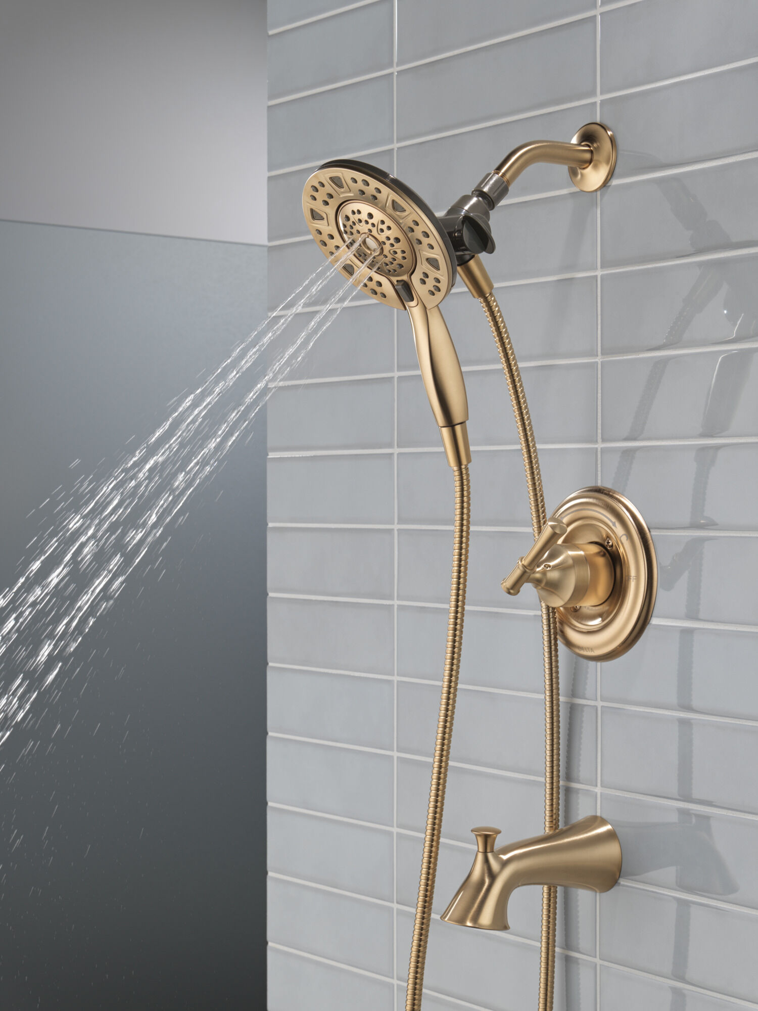 Monitor® 14 Series Tub and Shower in Champagne Bronze 144747-CZ-I