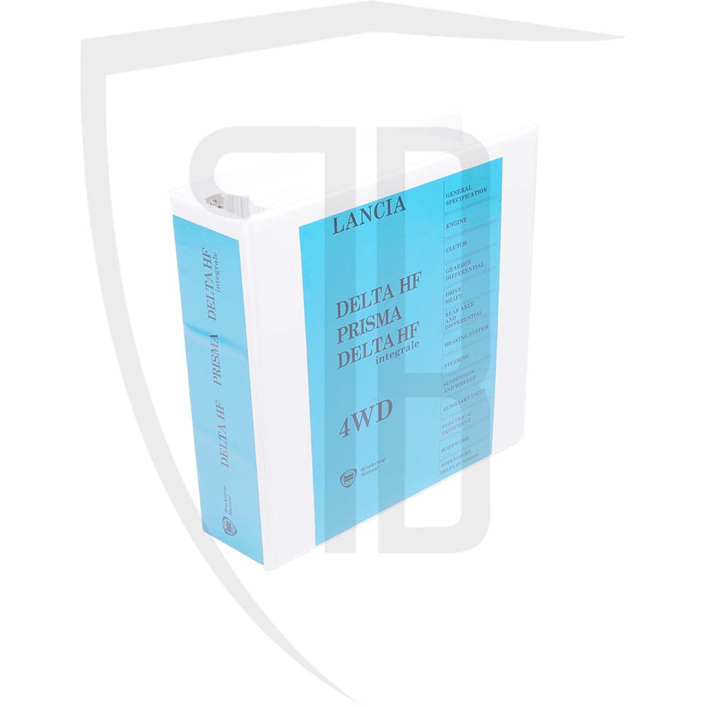 Lancia Delta HF Integrale サービスマニュアル Lancia Delta HF