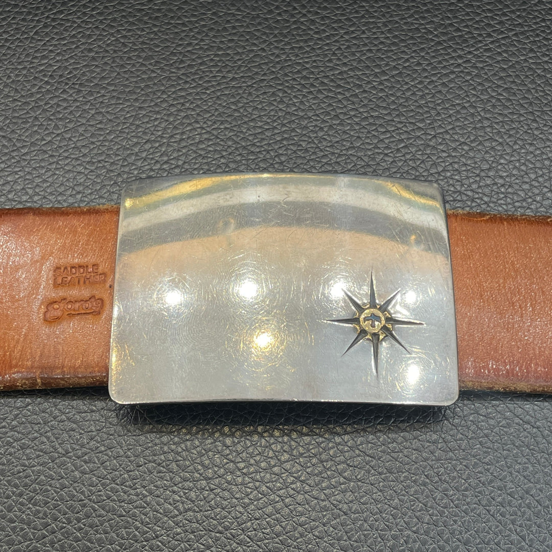 ゴローズ goro's カスタム4cm固定式角バックルベルト(赤茶) – DELTAone