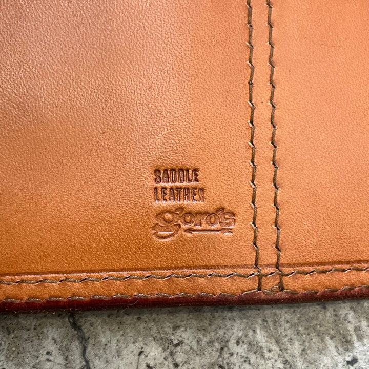 ゴローズ goro's [ほぼ新品]カスタム手帳(大)赤茶 – DELTAone