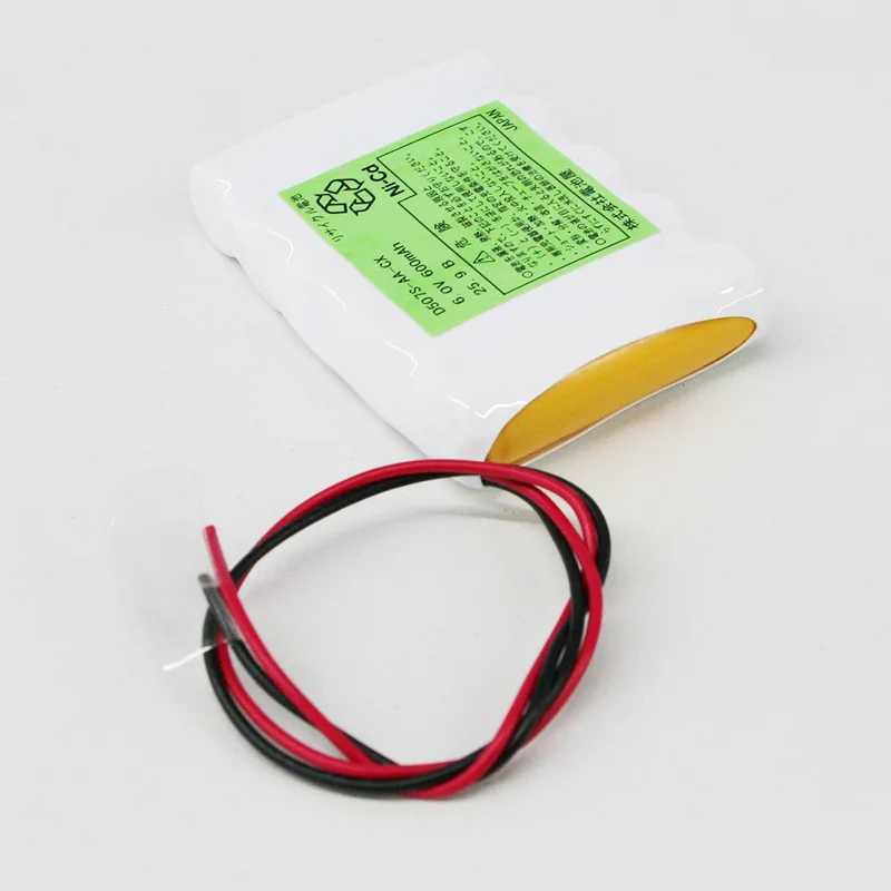 6V600mAh 組電池製作バッテリー 5N-600AA相当 D507S-AA-CX エレベータ
