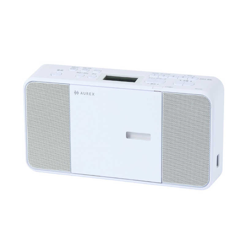 デンキチWeb / 東芝 TOSHIBA CDラジオ AUREX ワイドFM対応 ホワイト AX