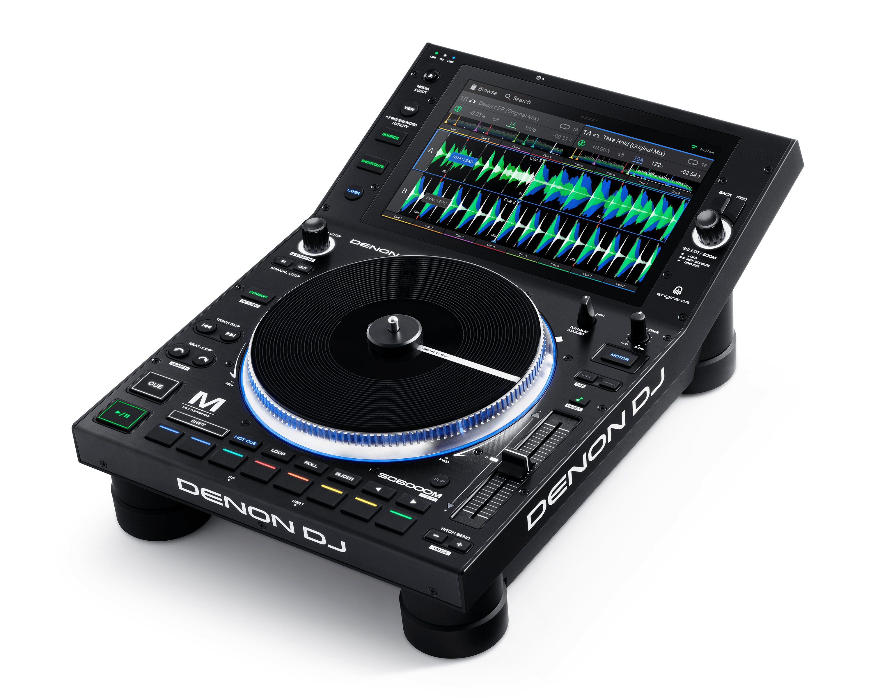 Motorized Professional DJ Media Player | SC6000M PRIME | Denon DJ