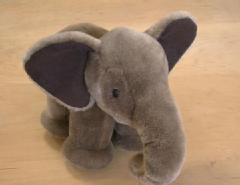 ケーセン(kosen) 【ぞう（ミニ）のぬいぐるみ】 木のおもちゃデポー