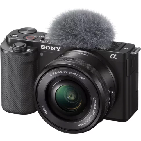 Sony ZV-E10 Mirrorless Camera with 16-50mm Lens and Content
