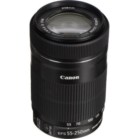 Canon EF-S 55-250mm f/4-5.6 IS STM Lens (White Box) – Design Info