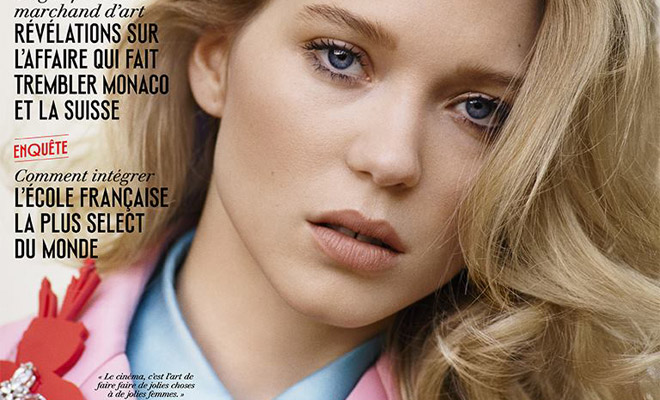 Lea Seydoux Covers Vanity Fair France September 2015