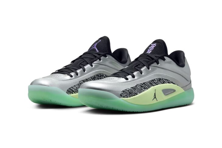 Step Into the Future with the Jordan Zion 4 “Metallic Silver”