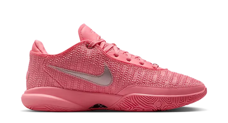 LeBron 20 Pink Diamond Launches August 1 in Rose and Silver