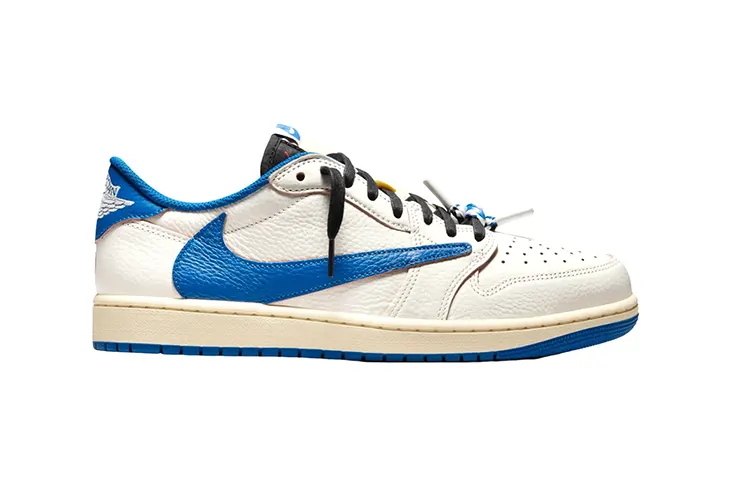 Travis Scott Reunites with fragment design for Air Jordan 1 Low OG