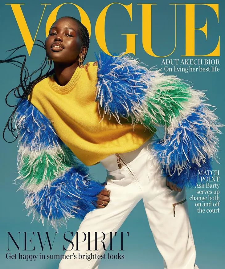 Adut Akech is the Cover Star of Vogue Australia January 2022 Issue