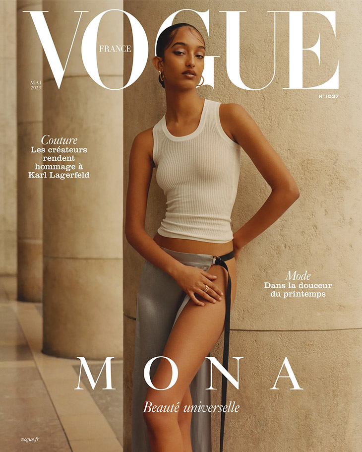 Mona Tougaard is the Cover Star of Vogue France May 2023 Issue