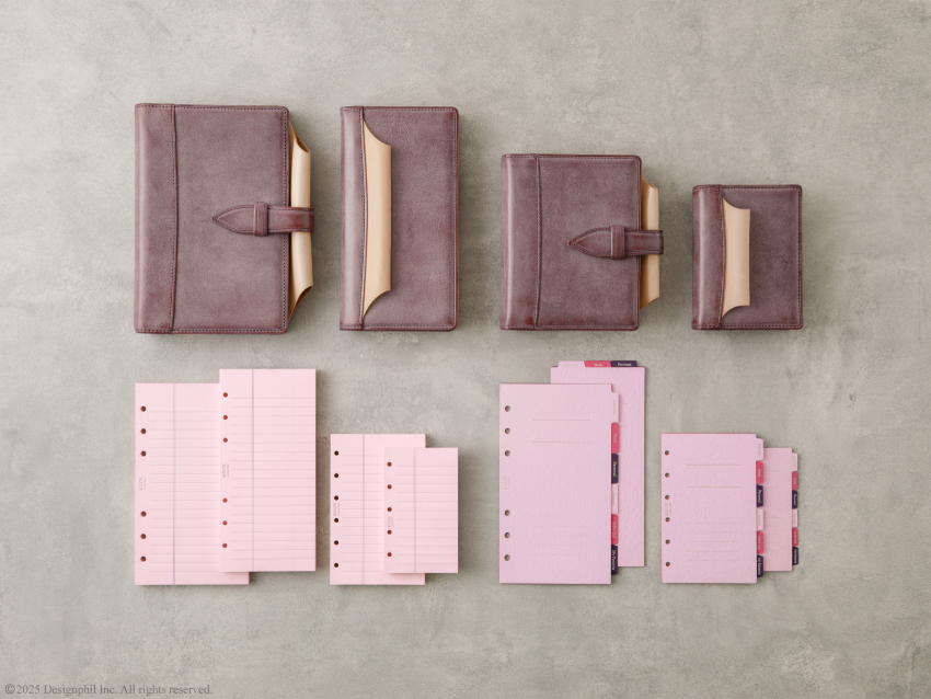 N/PEARCE『システム手帳』すもも限定発売。一緒に使えるリフィルと