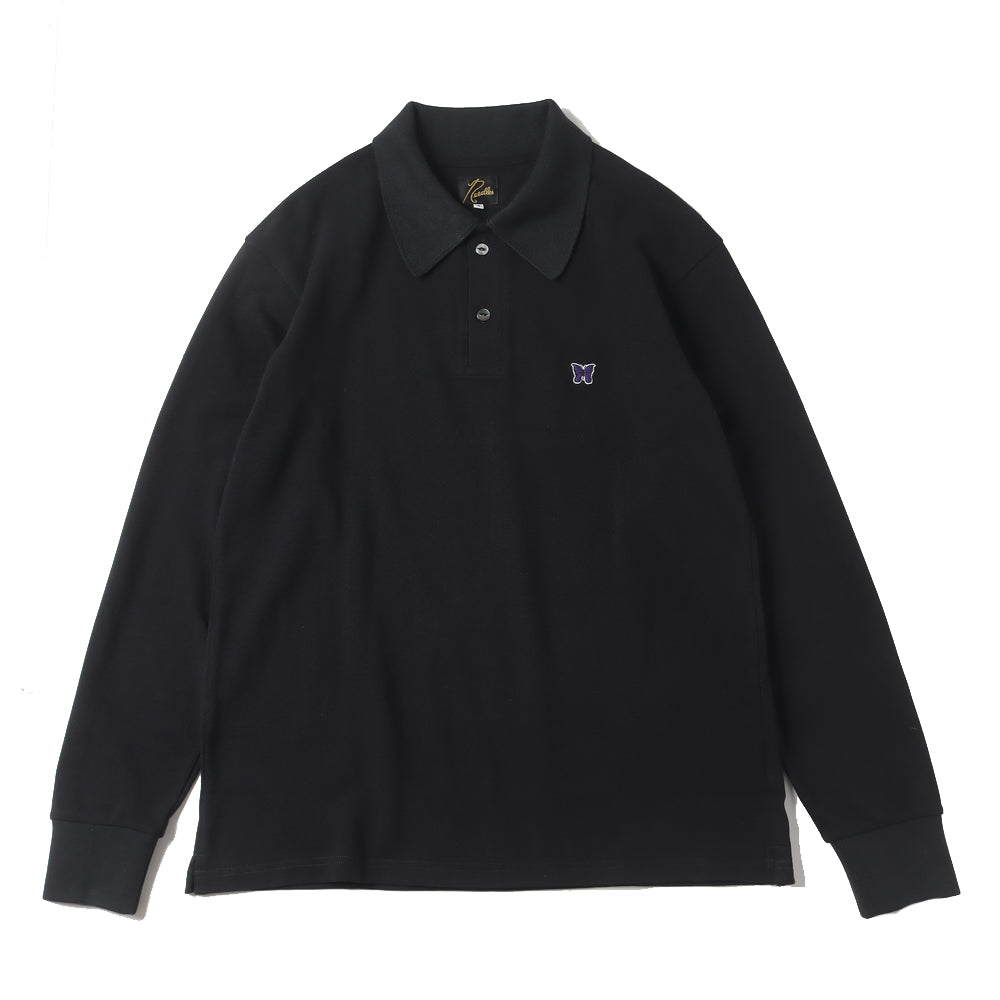 NEEDLES(ニードルズ)L/S Polo Shirt - Cotton Pique (PU296) | NEEDLES
