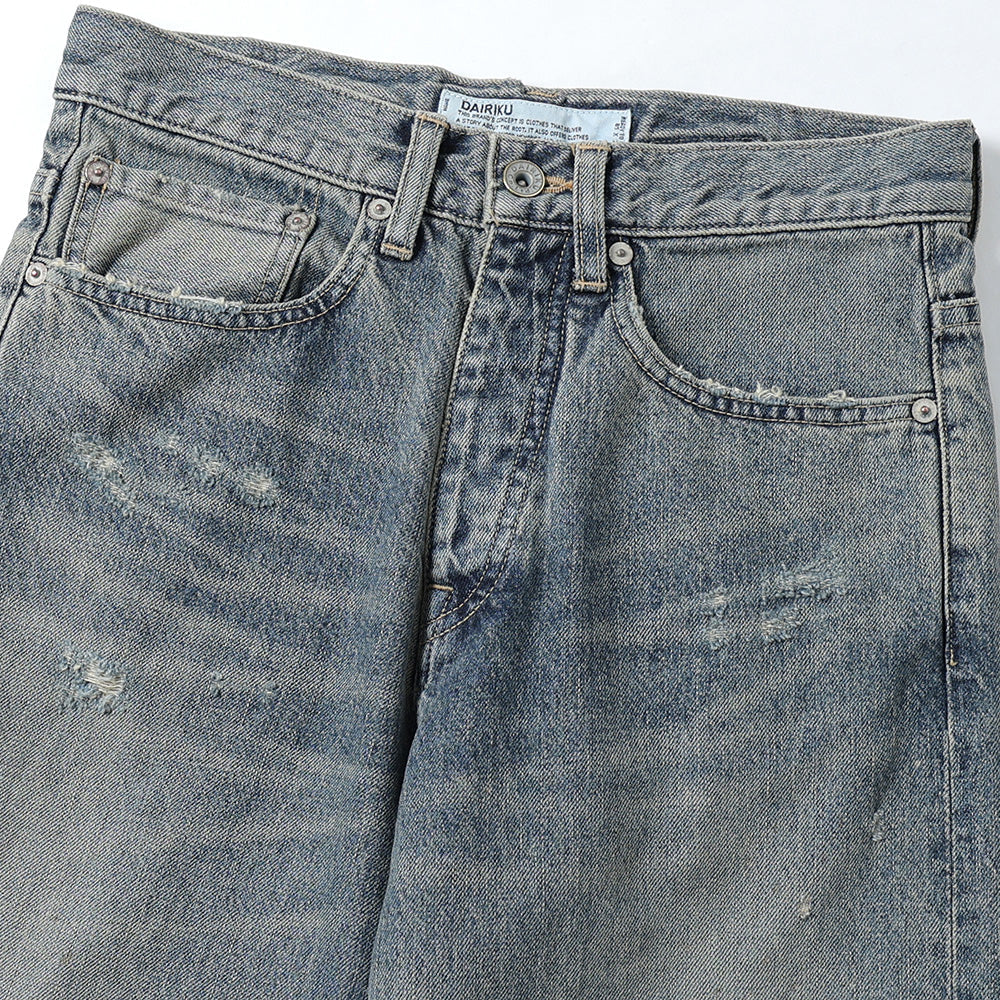 DAIRIKU(ダイリク)Damage Straight Denim Pants (25SS RG-DNM6
